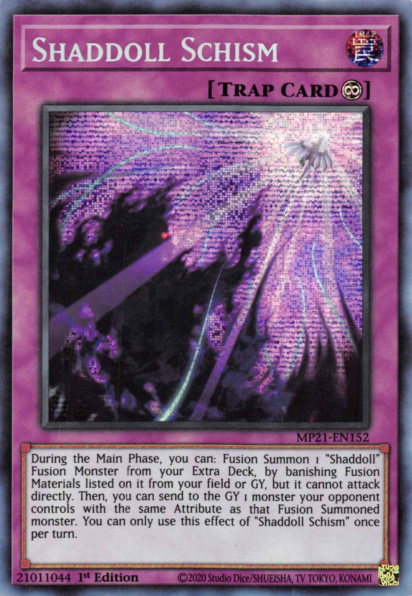 Shaddoll Schism [MP21-EN152] Prismatic Secret Rare | Tables and Towers