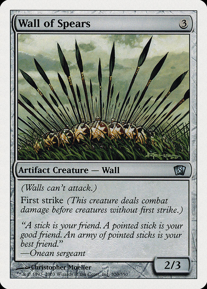 Wall of Spears [Eighth Edition] | Tables and Towers