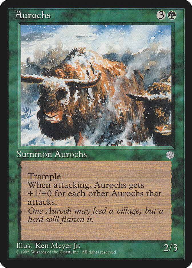 Aurochs [Ice Age] | Tables and Towers