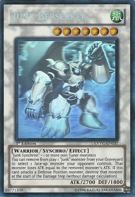 Junk Berserker [EXVC-EN037] Ghost Rare | Tables and Towers