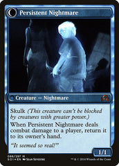 Startled Awake // Persistent Nightmare [Shadows over Innistrad Prerelease Promos] | Tables and Towers