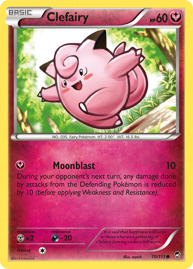 Clefairy (70/111) [XY: Furious Fists] | Tables and Towers