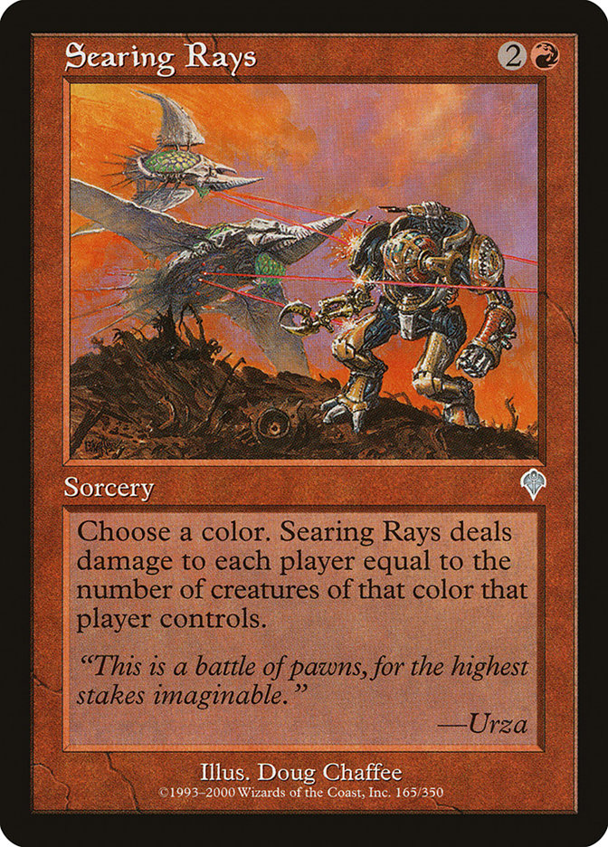 Searing Rays [Invasion] | Tables and Towers