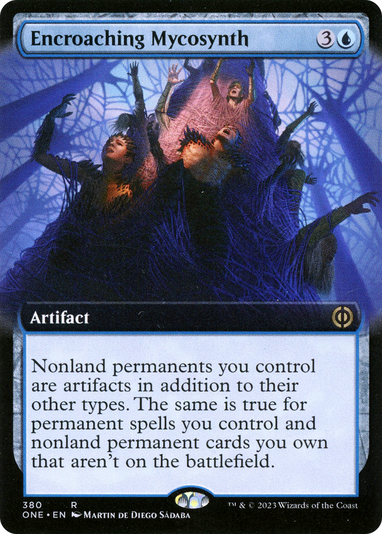 Encroaching Mycosynth (Extended Art) [Phyrexia: All Will Be One] | Tables and Towers