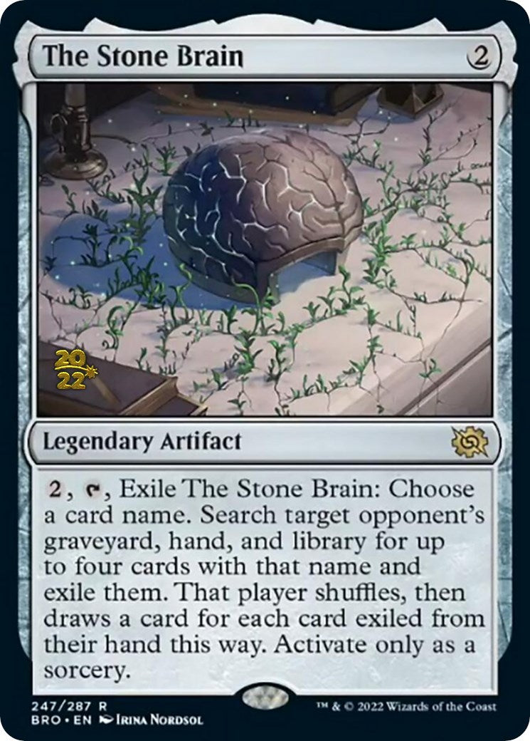 The Stone Brain [The Brothers' War Prerelease Promos] | Tables and Towers