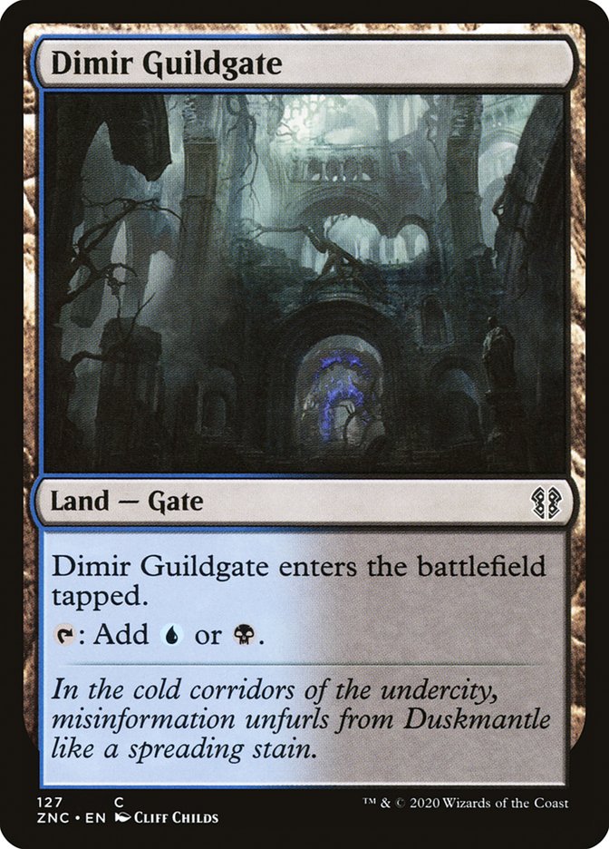 Dimir Guildgate [Zendikar Rising Commander] | Tables and Towers