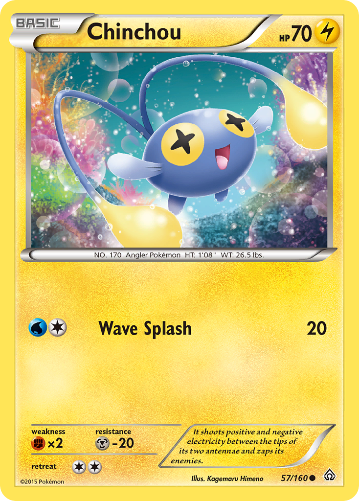 Chinchou (57/160) [XY: Primal Clash] | Tables and Towers