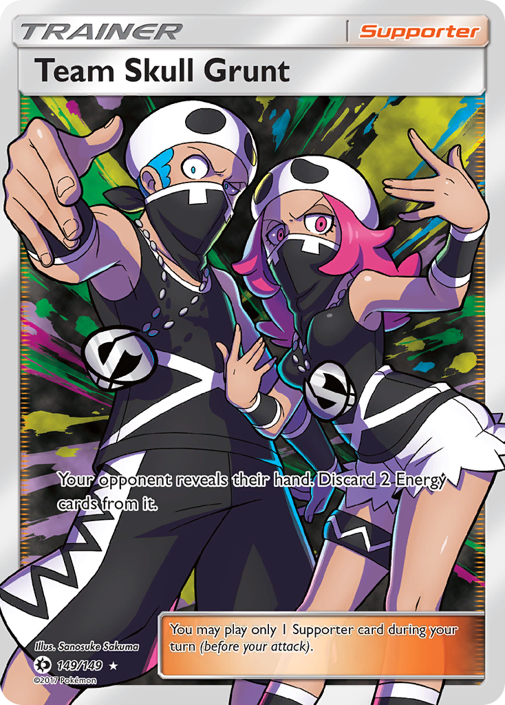 Team Skull Grunt (149/149) [Sun & Moon: Base Set] | Tables and Towers