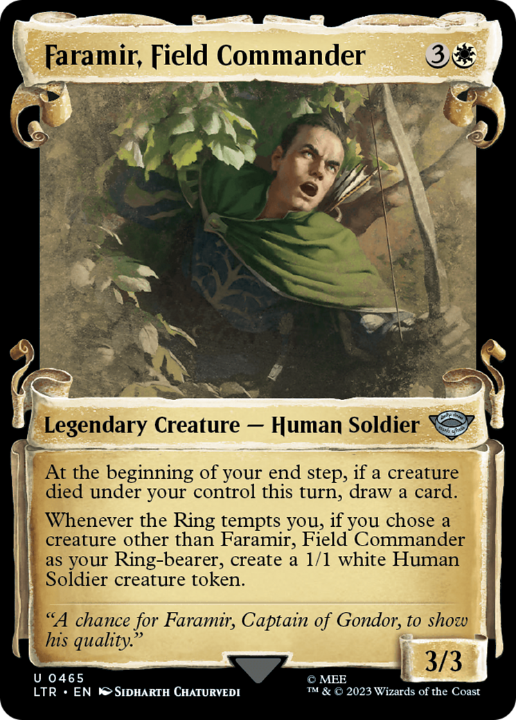 Faramir, Field Commander [The Lord of the Rings: Tales of Middle-Earth Showcase Scrolls] | Tables and Towers