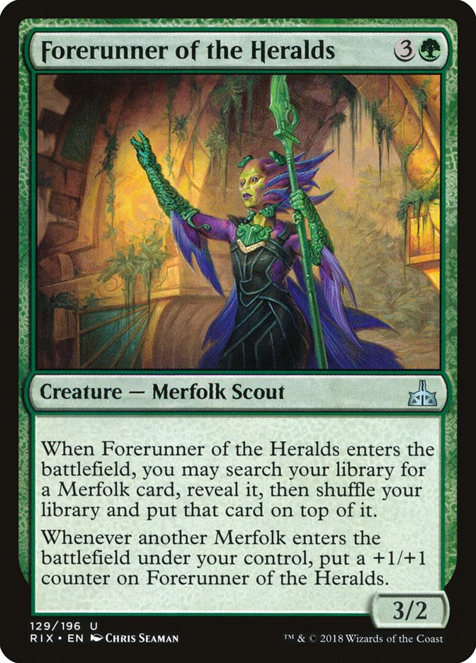 Forerunner of the Heralds [Rivals of Ixalan] | Tables and Towers