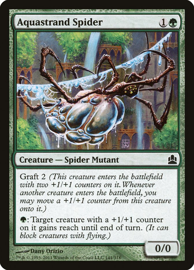 Aquastrand Spider [Commander 2011] | Tables and Towers