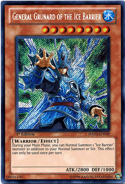 General Grunard of the Ice Barrier [HA03-EN049] Secret Rare | Tables and Towers