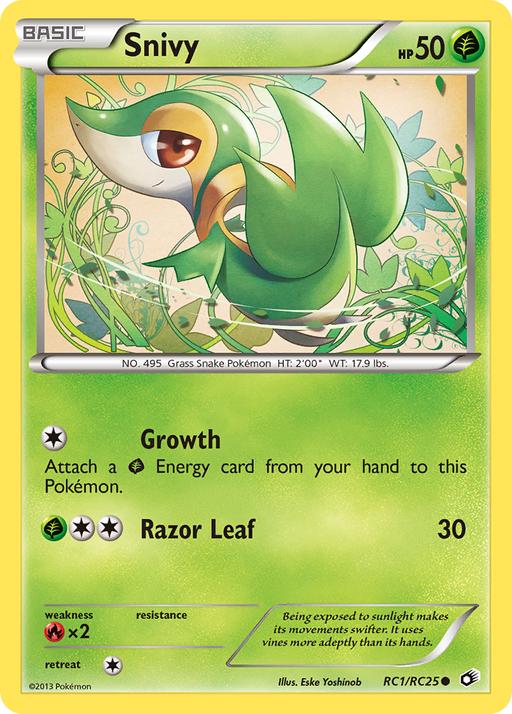 Snivy (RC1/RC25) [Black & White: Legendary Treasures] | Tables and Towers