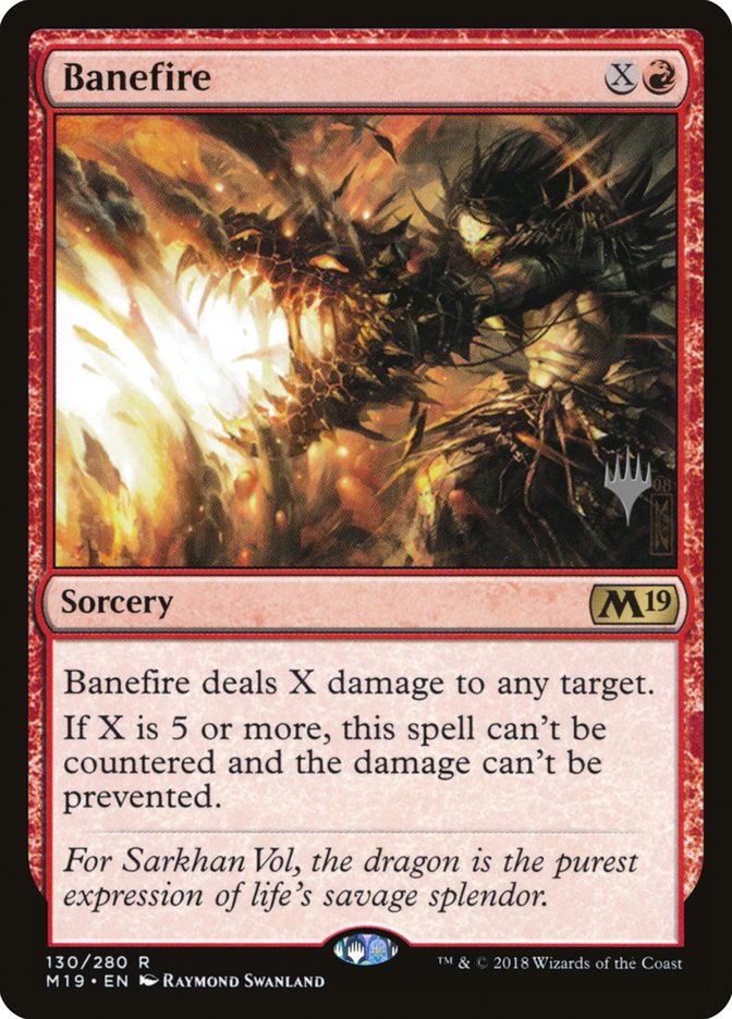 Banefire (Promo Pack) [Core Set 2019 Promos] | Tables and Towers