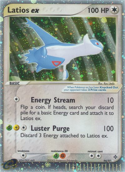 Latios ex (94/97) [EX: Dragon] | Tables and Towers