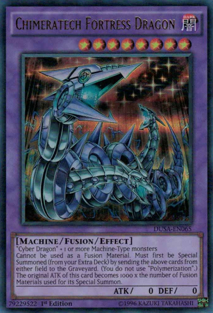 Chimeratech Fortress Dragon [DUSA-EN065] Ultra Rare | Tables and Towers
