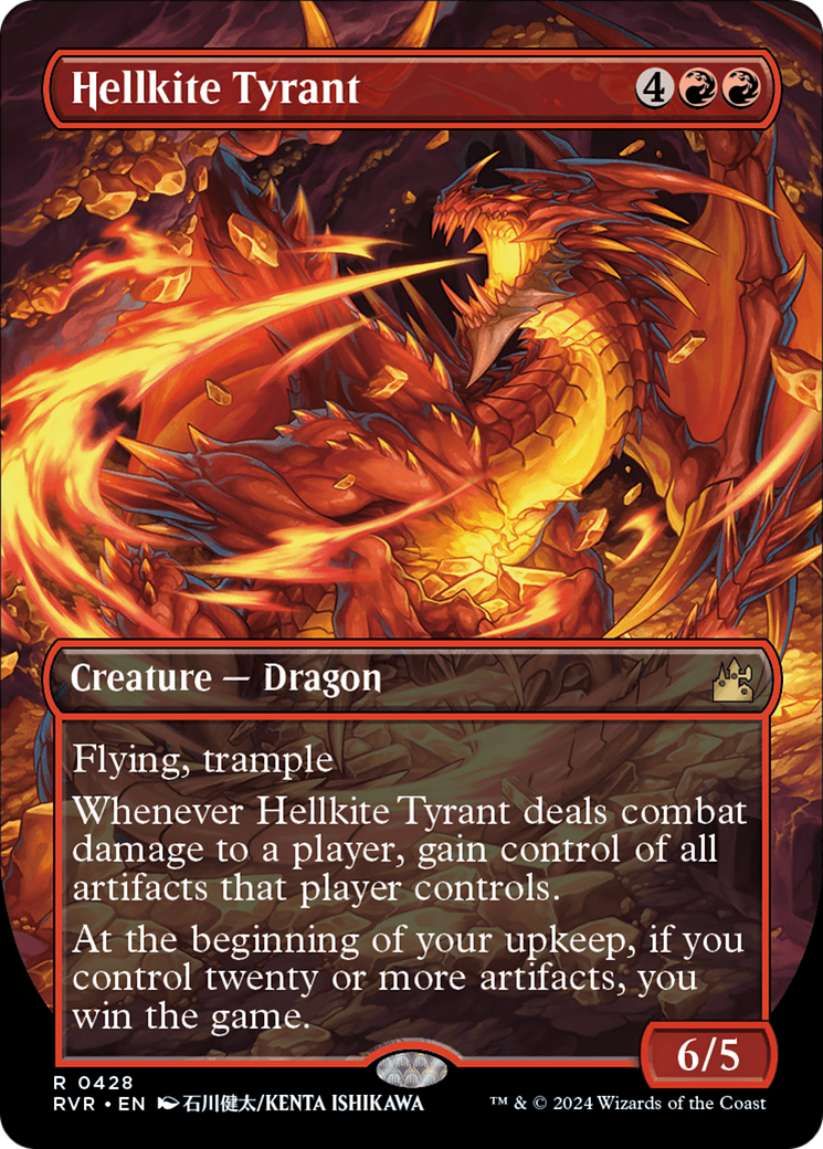 Hellkite Tyrant (Anime Borderless) [Ravnica Remastered] | Tables and Towers