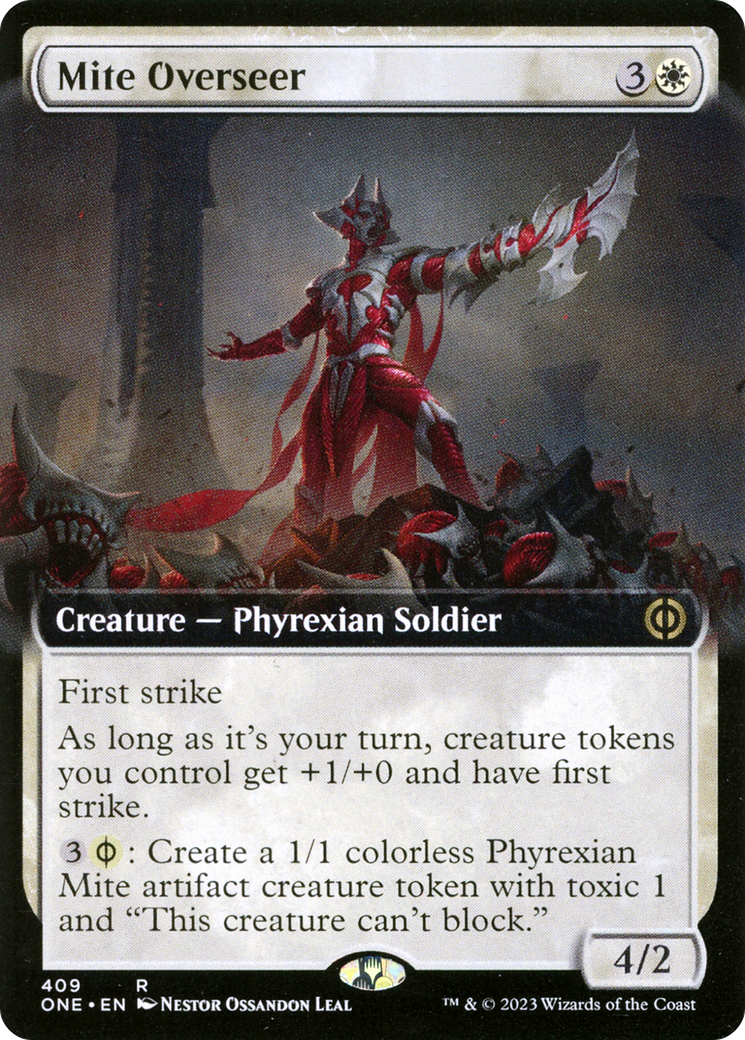 Mite Overseer (Extended Art) [Phyrexia: All Will Be One] | Tables and Towers