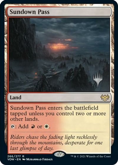 Sundown Pass (Promo Pack) [Innistrad: Crimson Vow Promos] | Tables and Towers