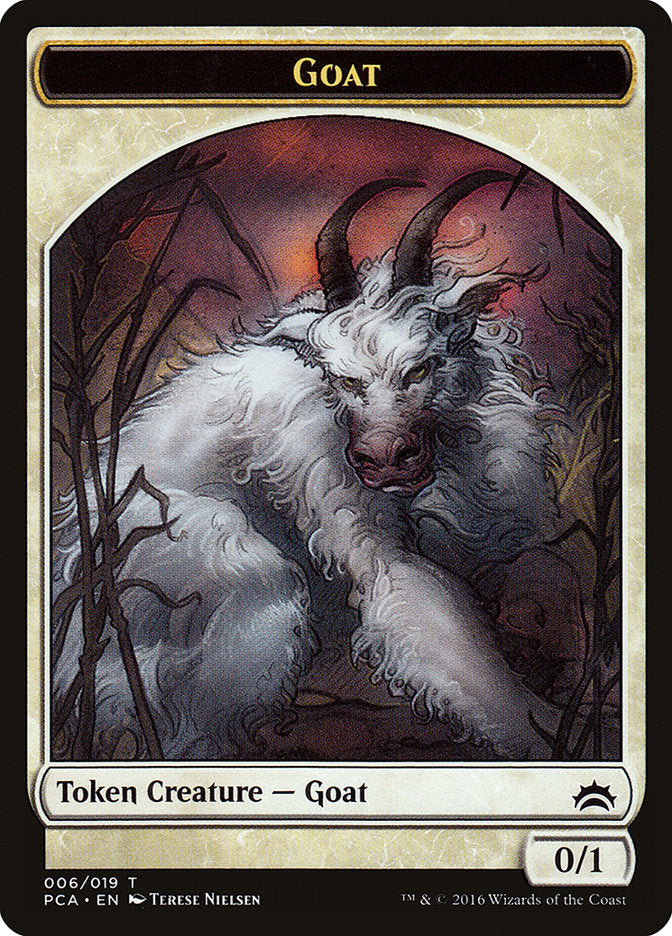 Goat // Insect Double-Sided Token [Planechase Anthology Tokens] | Tables and Towers