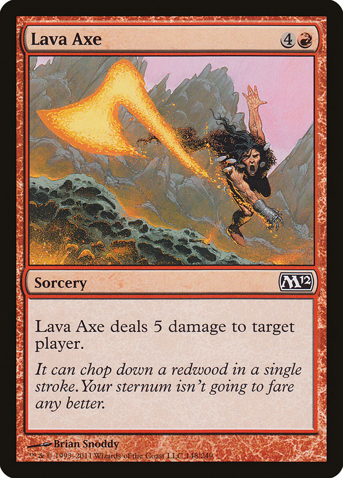 Lava Axe [Magic 2012] | Tables and Towers