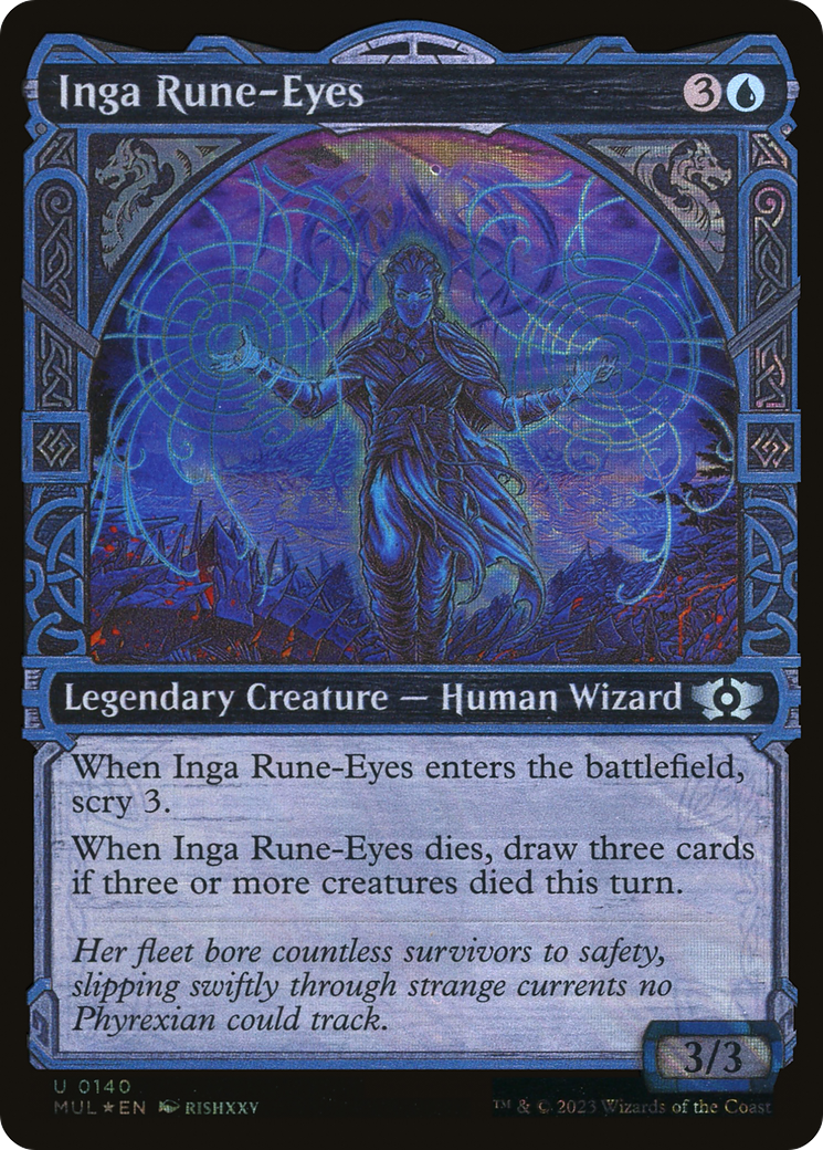 Inga Rune-Eyes (Halo Foil) [Multiverse Legends] | Tables and Towers