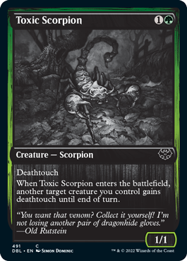 Toxic Scorpion [Innistrad: Double Feature] | Tables and Towers