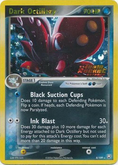 Dark Octillery (8/109) (Stamped) [EX: Team Rocket Returns] | Tables and Towers