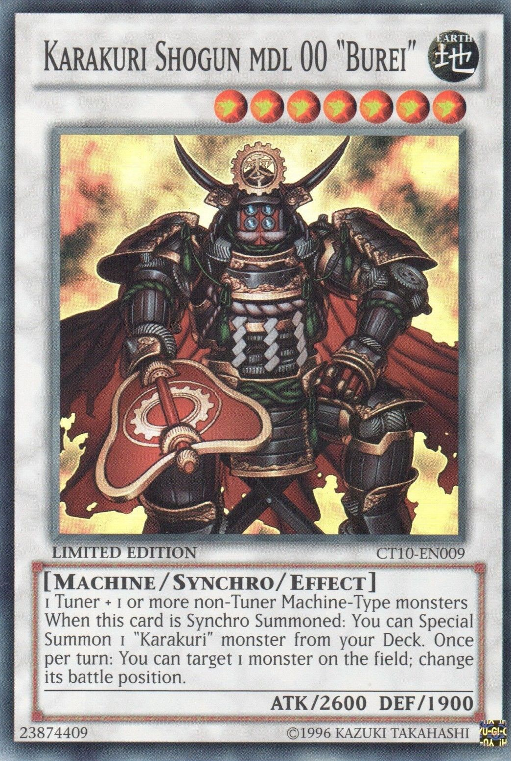 Karakuri Shogun mdl 00 "Burei" [CT10-EN009] Super Rare | Tables and Towers