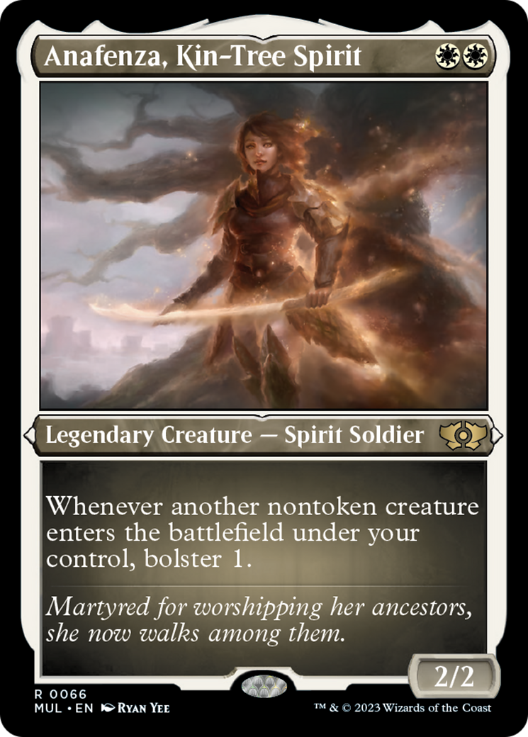 Anafenza, Kin-Tree Spirit (Foil Etched) [Multiverse Legends] | Tables and Towers