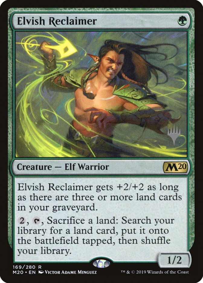 Elvish Reclaimer (Promo Pack) [Core Set 2020 Promos] | Tables and Towers