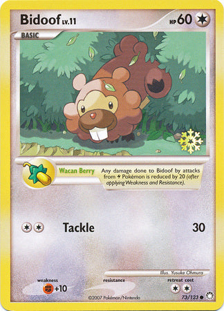 Bidoof (73/123) [Countdown Calendar Promos] | Tables and Towers