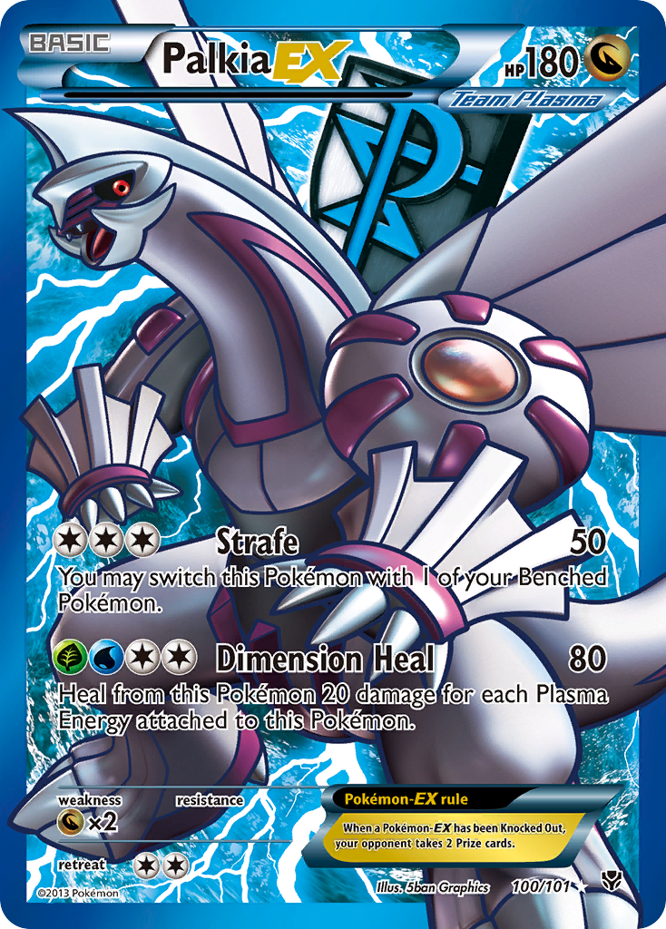 Palkia EX (100/101) [Black & White: Plasma Blast] | Tables and Towers