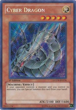 Cyber Dragon (Alternate Art) [LCGX-EN176] Secret Rare | Tables and Towers