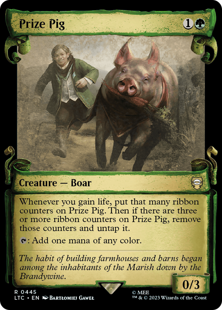 Prize Pig [The Lord of the Rings: Tales of Middle-Earth Commander Showcase Scrolls] | Tables and Towers