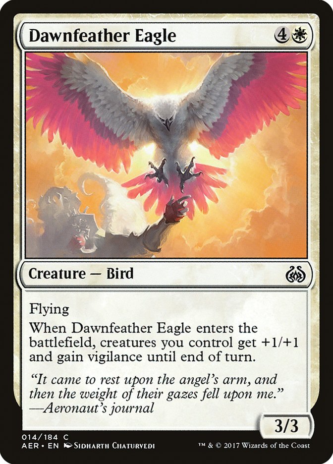 Dawnfeather Eagle [Aether Revolt] | Tables and Towers