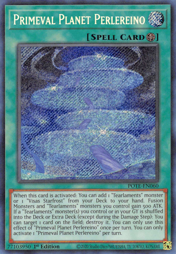 Primeval Planet Perlereino [POTE-EN060] Secret Rare | Tables and Towers