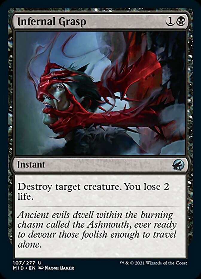 Infernal Grasp [Innistrad: Midnight Hunt] | Tables and Towers