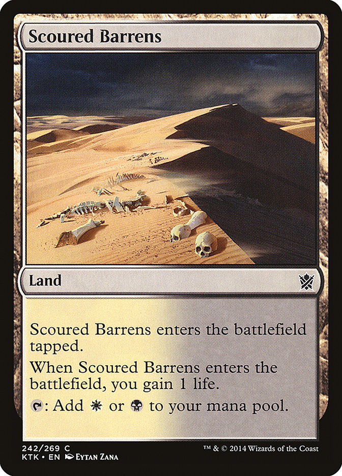 Scoured Barrens [Khans of Tarkir] | Tables and Towers