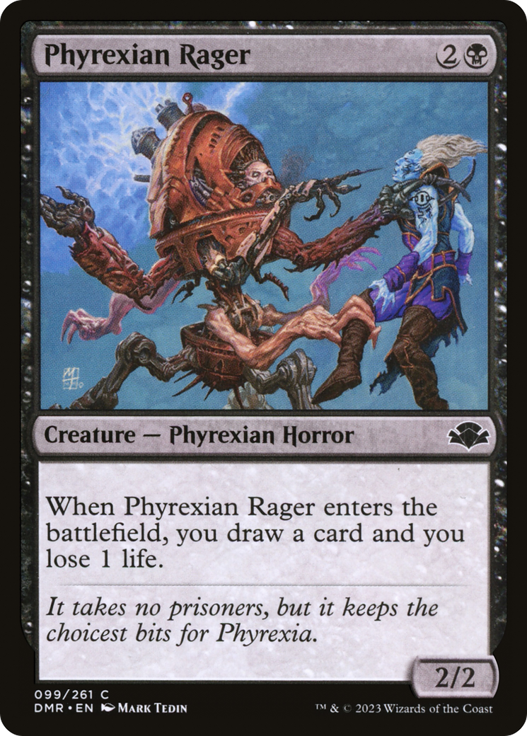 Phyrexian Rager [Dominaria Remastered] | Tables and Towers