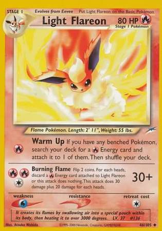 Light Flareon (46/105) [Neo Destiny Unlimited] | Tables and Towers