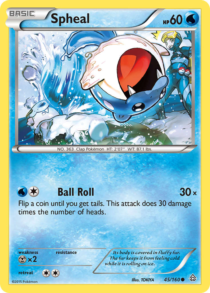 Spheal (45/160) [XY: Primal Clash] | Tables and Towers