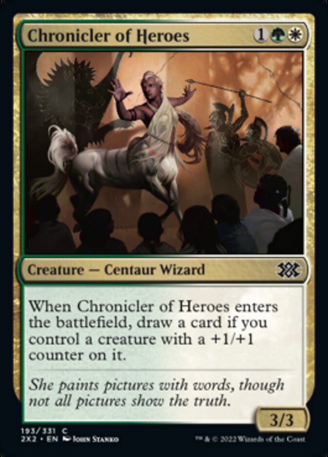 Chronicler of Heroes [Double Masters 2022] | Tables and Towers