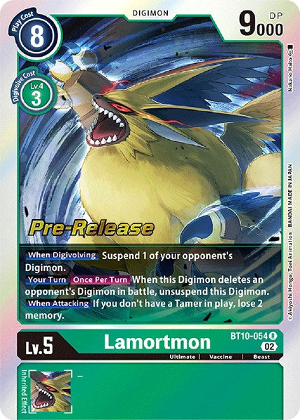 Lamortmon [BT10-054] [Xros Encounter Pre-Release Cards] | Tables and Towers