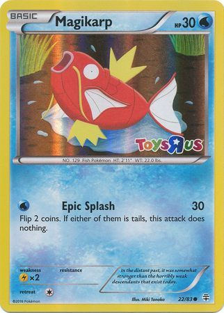 Magikarp (22/83) (Toys R Us Promo) [XY: Generations] | Tables and Towers