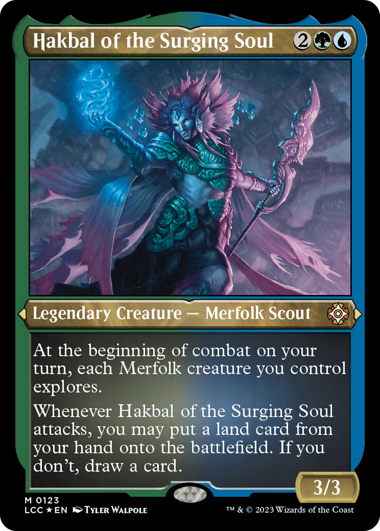 Hakbal of the Surging Soul (Display Commander) [The Lost Caverns of Ixalan Commander] | Tables and Towers