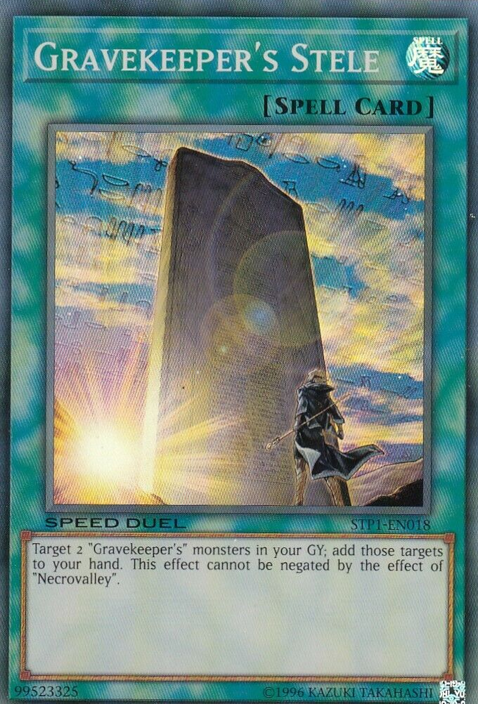 Gravekeeper's Stele [STP1-EN018] Super Rare | Tables and Towers