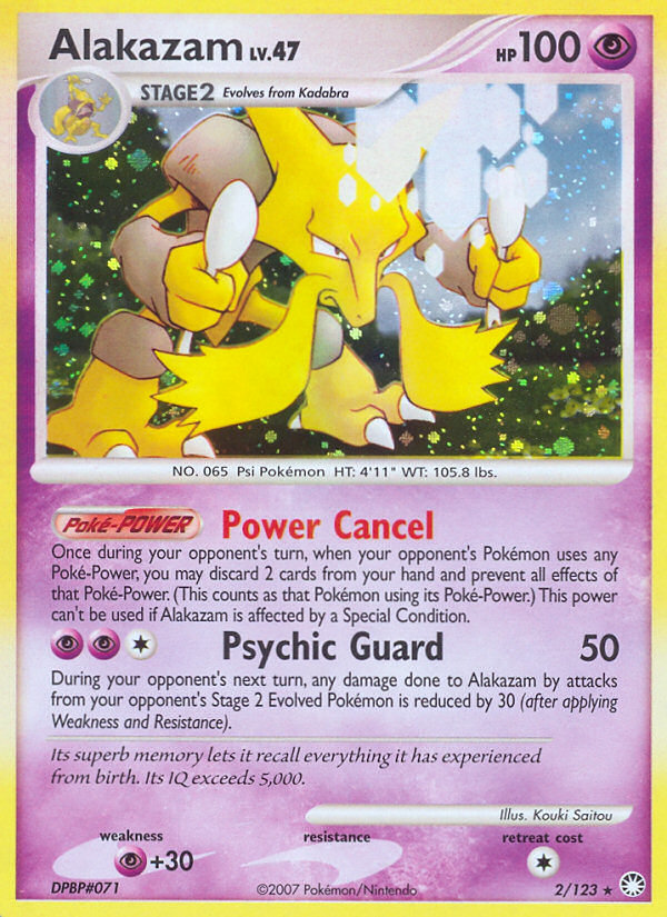 Alakazam (2/123) [Diamond & Pearl: Mysterious Treasures] | Tables and Towers