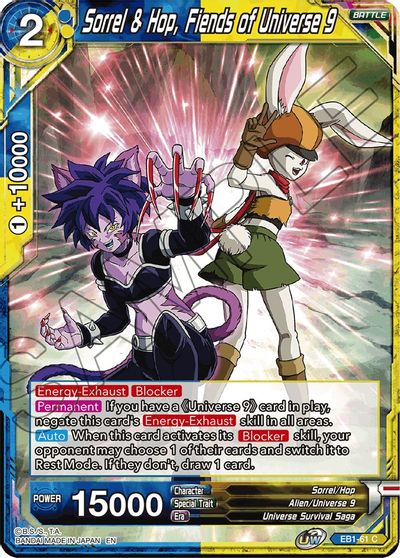 Sorrel & Hop, Fiends of Universe 9 (EB1-061) [Battle Evolution Booster] | Tables and Towers