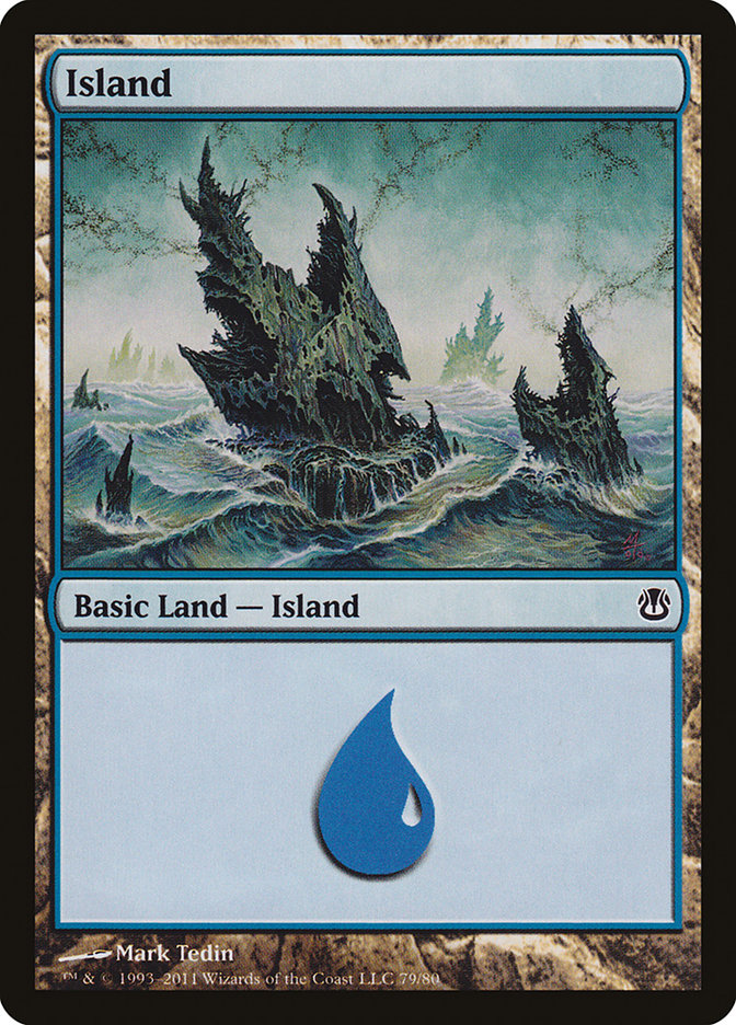 Island (79) [Duel Decks: Ajani vs. Nicol Bolas] | Tables and Towers